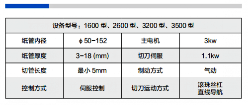 紙管精切機(jī)參數(shù)